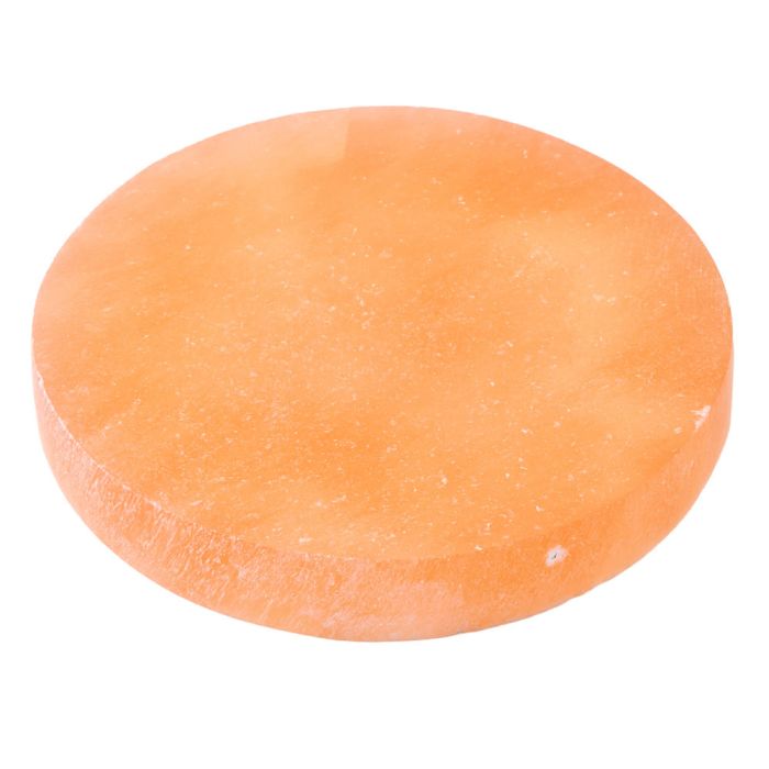 Orange Selenite Circular Plate / Disk 7cm (1pc) NETT