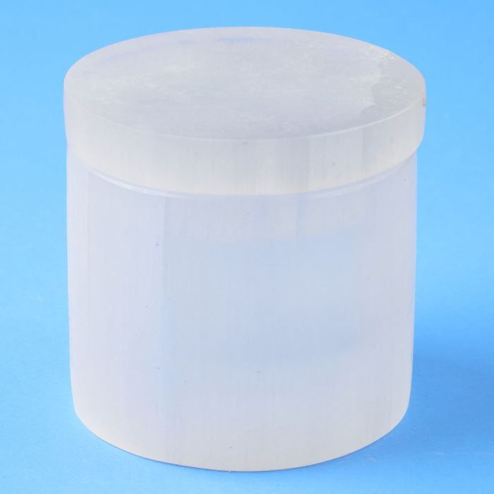 Selenite Cylinder Box 8cm (1pc)