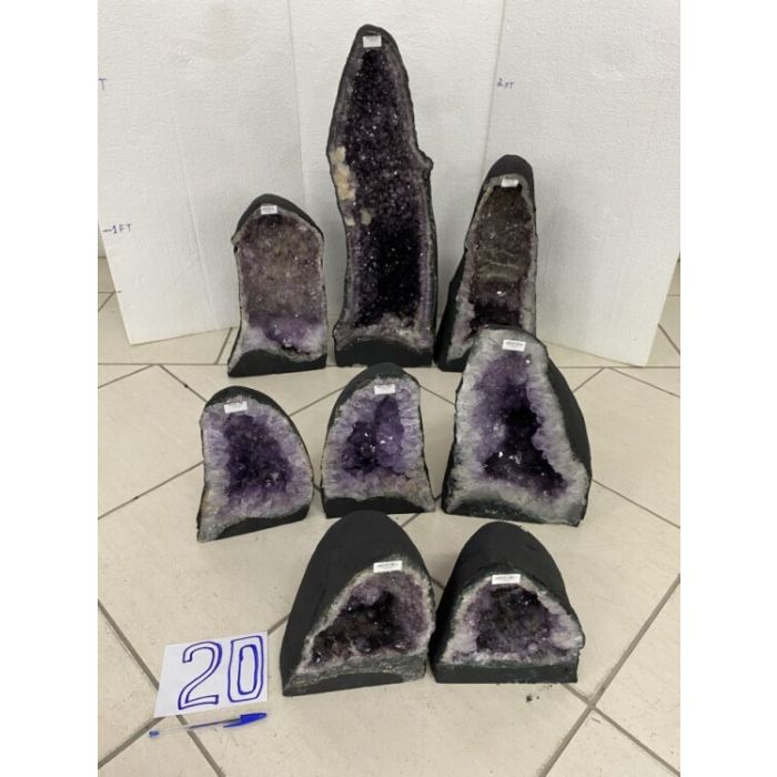 Amethyst Cathedral Crate No.20, 147.5kg (8pcs) NFD (PRE-ORDER)