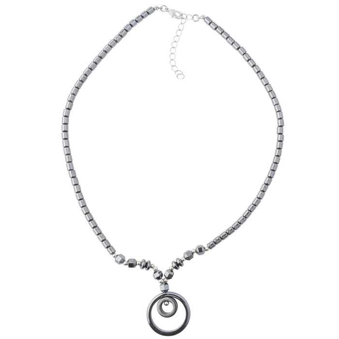 Hematine Double Loop Necklace 18" Design 11 (1pc) NETT