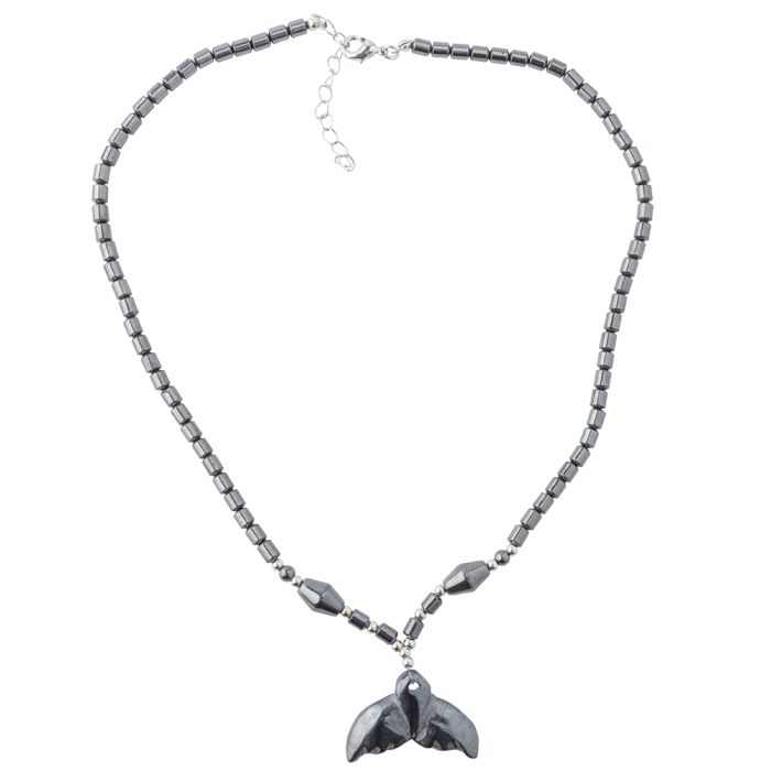 Hematine Whale Tail Necklace 18" Design 21 (1pc) NETT