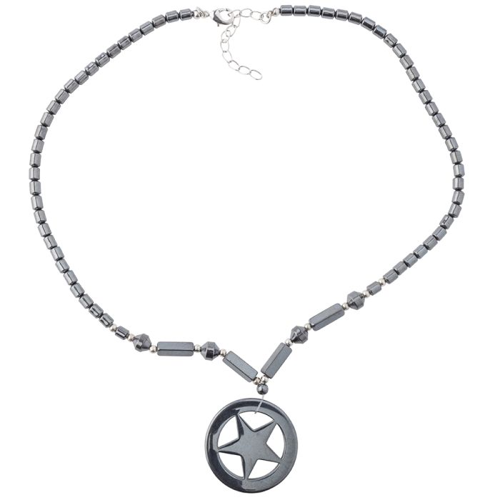 Hematine Star Necklace 18" Design 24 (1pc) NETT