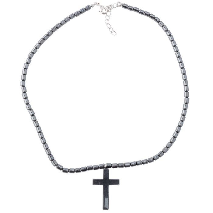 Hematine Cross Necklace 18" Design 31 (1pc) NETT