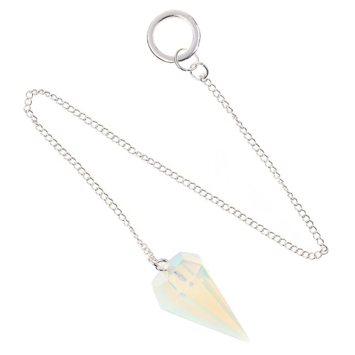 Opalite Pendulum, 22/25mm x 35/40mm (1pc)