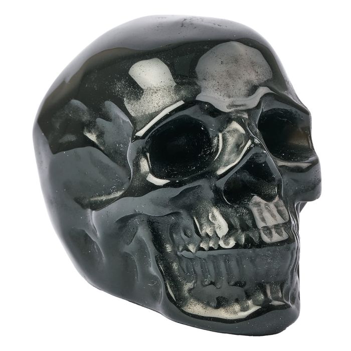 Black Obsidian Skull, approx 50mm (1pc) NFD