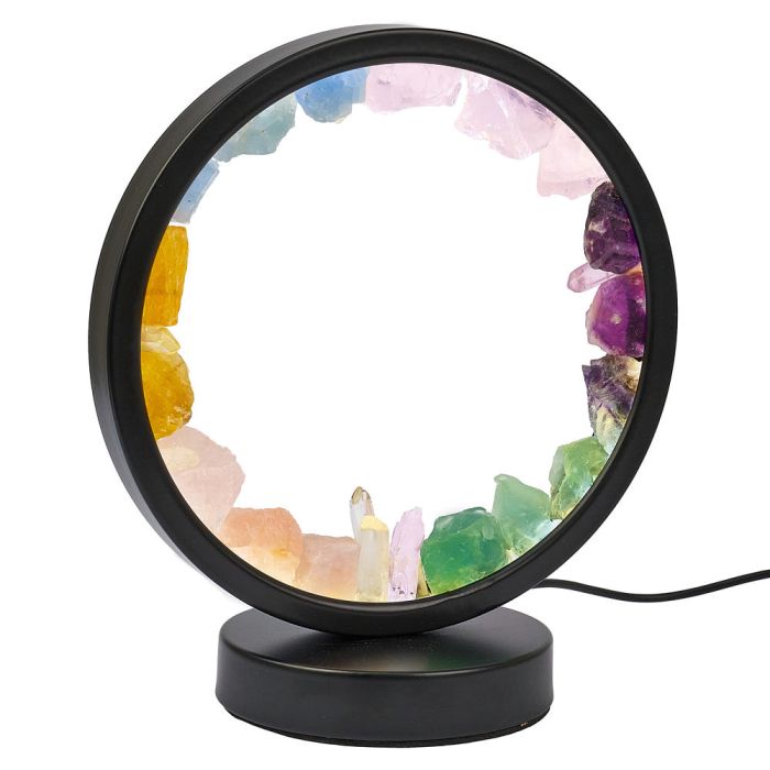 Mixed Crystal Round USB Desk Lamp (1pc) NFD