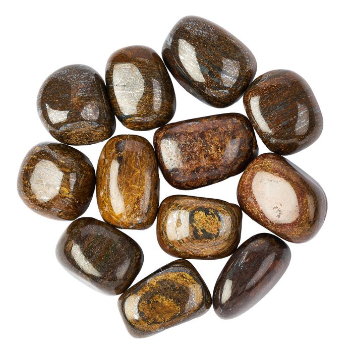 Bronzite Medium Tumblestones, 20-30mm, (250g) 