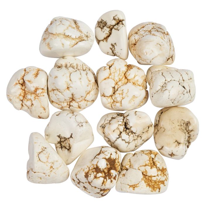 Magnesite Medium Tumblestones. 20-30mm (250g) 