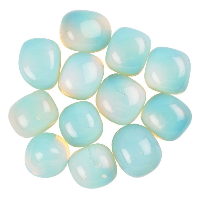 Opalite Medium Tumblestones, 20-30mm  (250g)