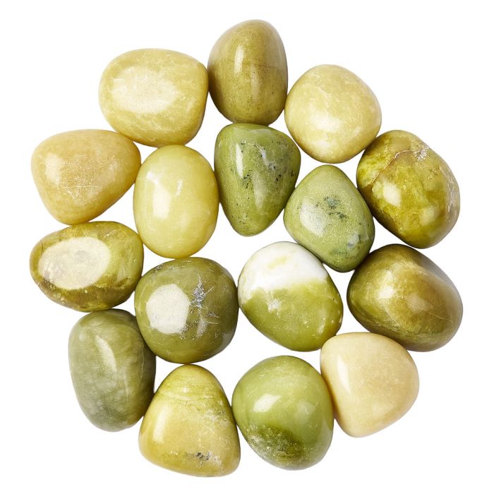 Serpentine Medium Tumblestones (B Grade) 20-30mm (250g)