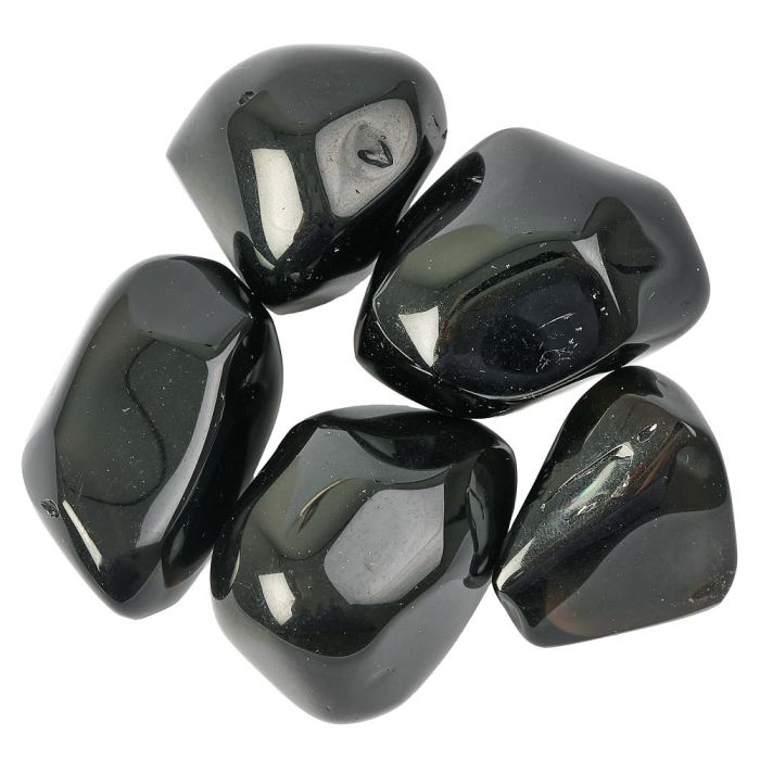 Apache Tear Obsidian Large Tumblestones, 30-40mm (100g)