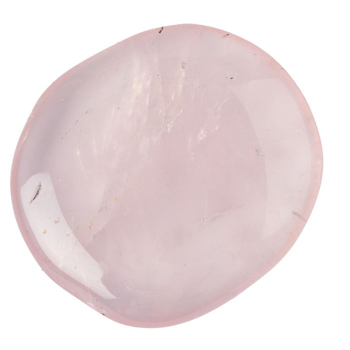 Rose Quartz Smoothstone, A Grade (1pc)