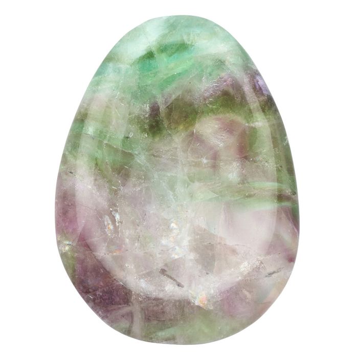 Rainbow Fluorite Worry Stone (1pc)