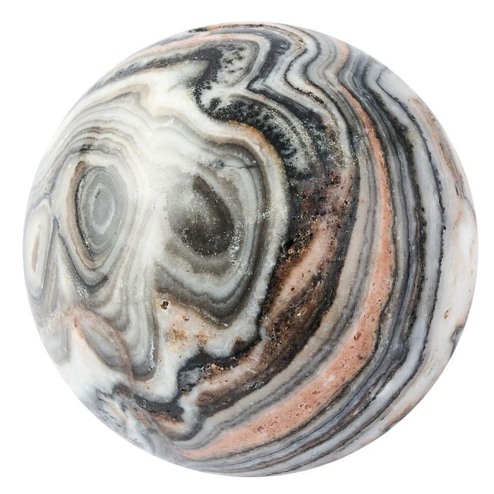 Banded Zebra Jasper Sphere approx 30-40mm (1pc)