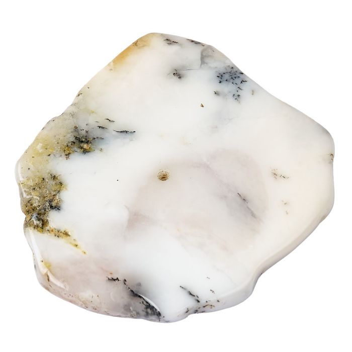 Dendrite Opal Natural Edge Slab Incense Holder (1pc) NFD