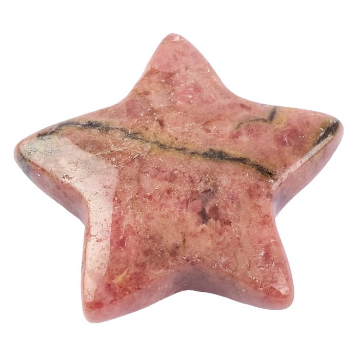 Rhodonite Star, 8mm x 28/30mm (1pc)