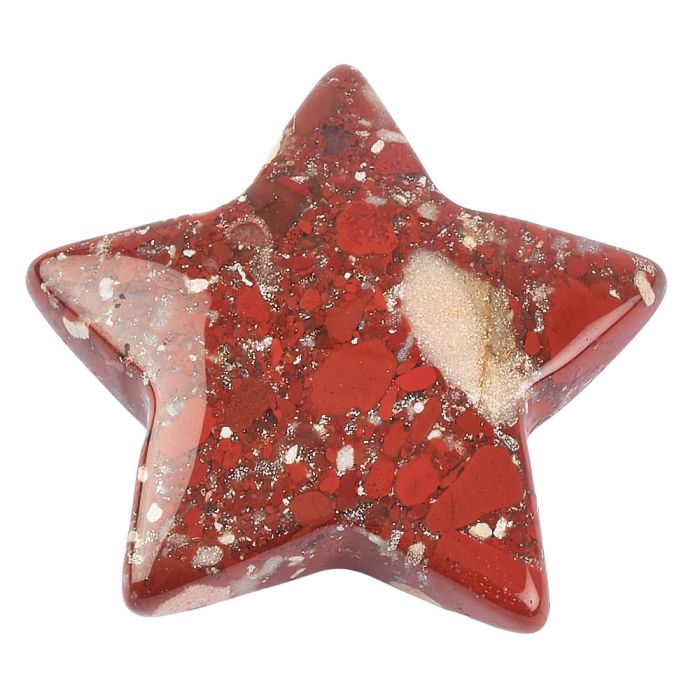 Poppy Jasper Star 8mm x 28/30mm (1pc)