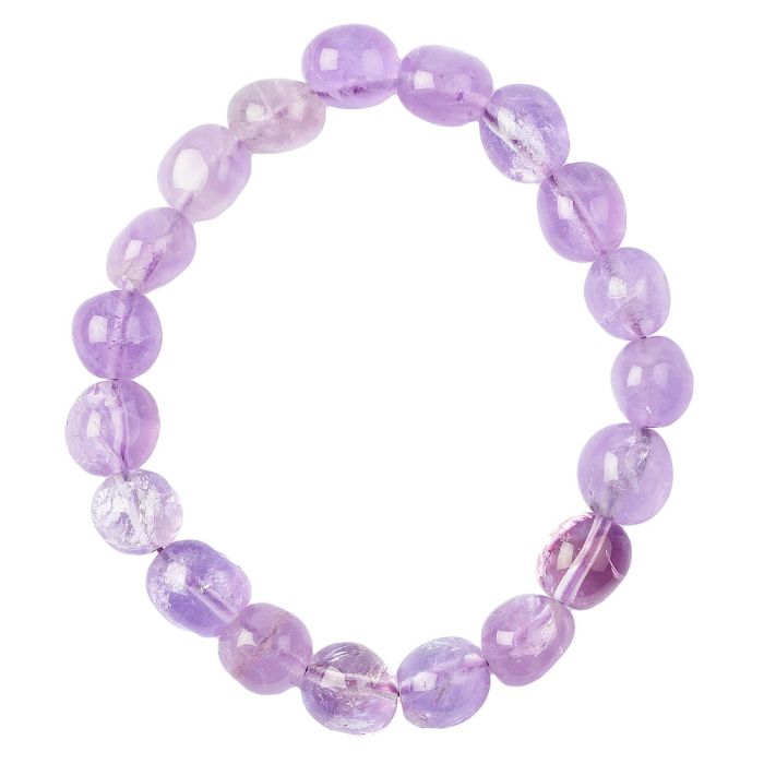Amethyst Tumblestone Bracelet (A Grade) (1pc)