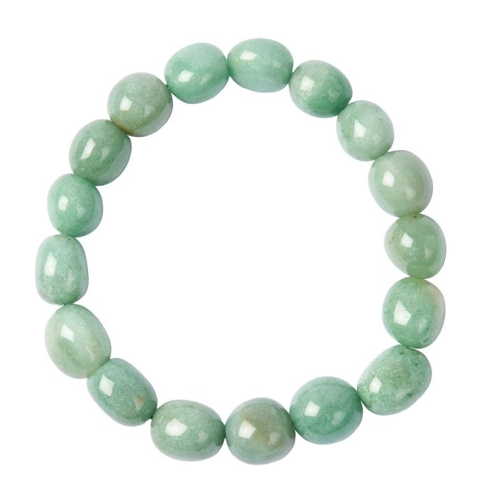 Green Aventurine (B) Tumblestone Bracelet (1pc)