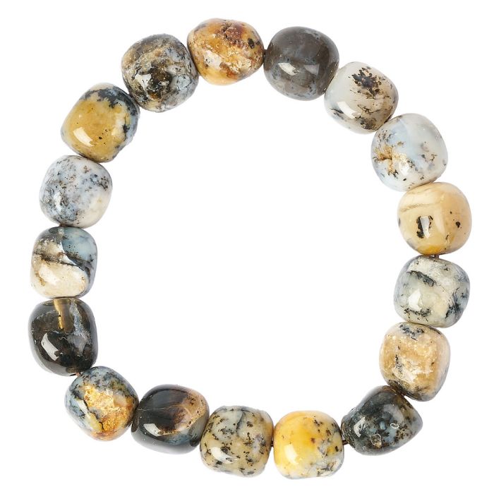 Dendrite Opal Tumblestone Bracelet (1pc)