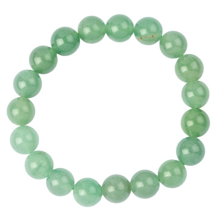10mm Green Aventurine Bead Bracelet (1pc)