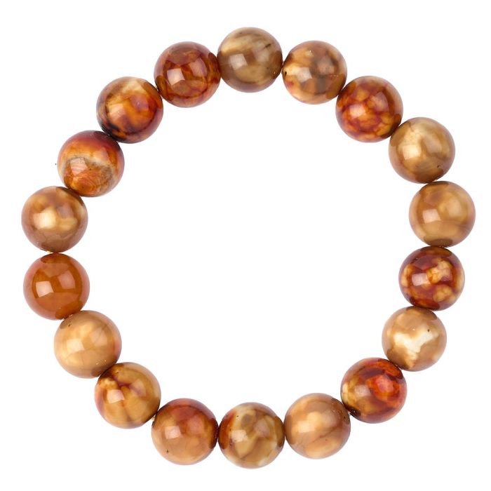 10mm Dragon Agate Bead Bracelet (1pc)