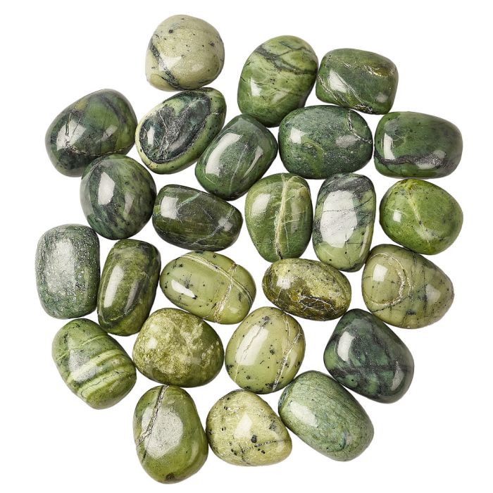 Soft Nephrite Jade Tumblestone Refill (25pcs)