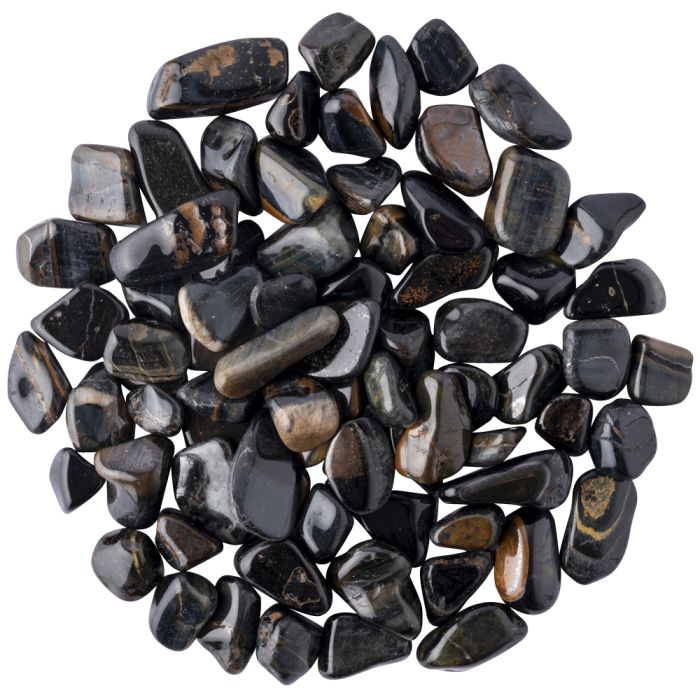 Blue Tigers Eye Tumblestone, South Africa (KGS) NETT