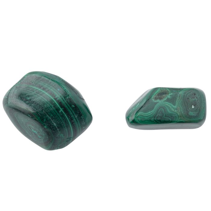 Malachite Extra Large Tumblestone 40-50mm, South Africa (100g) NETT