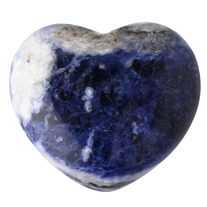 Sodalite Puff Heart 45mm x 40mm x 20mm (1pc) NETT