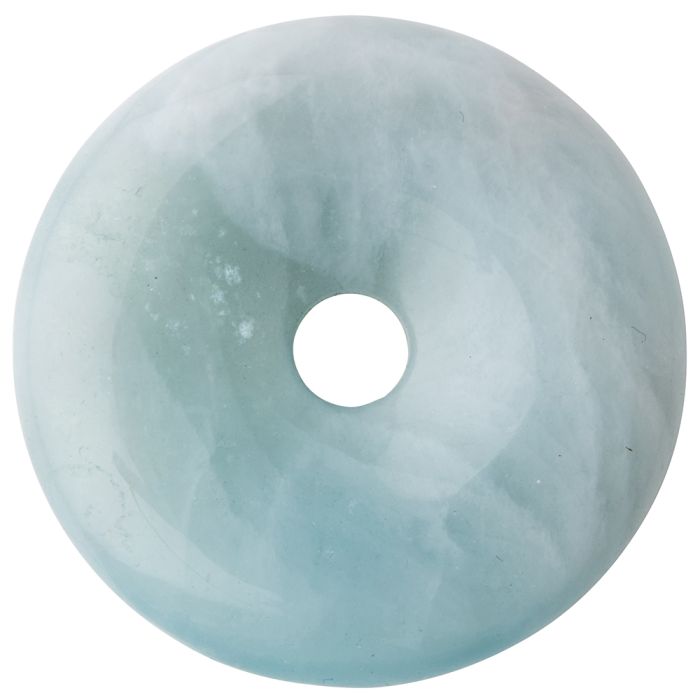 Aquamarine Donut 30-40mm, Brazil (1pc) NETT