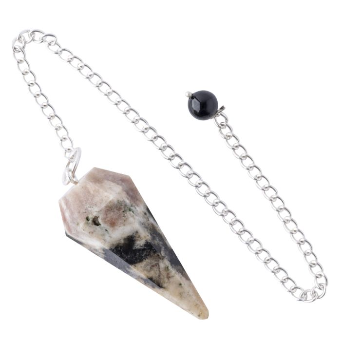 Black Sardonyx Pendulum With 6" Chain (1pc) NETT