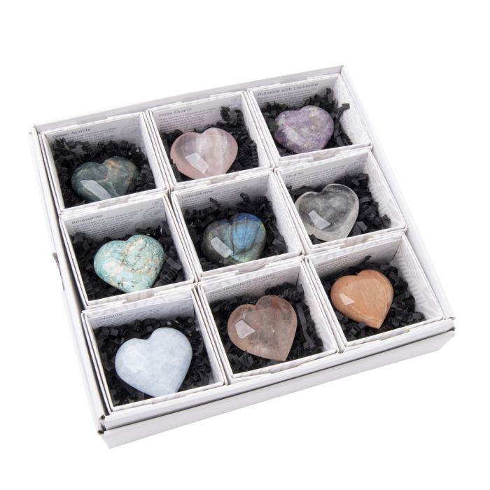 Assorted Madagascan Hearts in Gift Box (9pcs) NETT