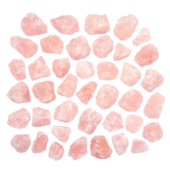 Rose Quartz A Grade approx 6-8cm & 95pcs (Madagascar) (20kg) NETT