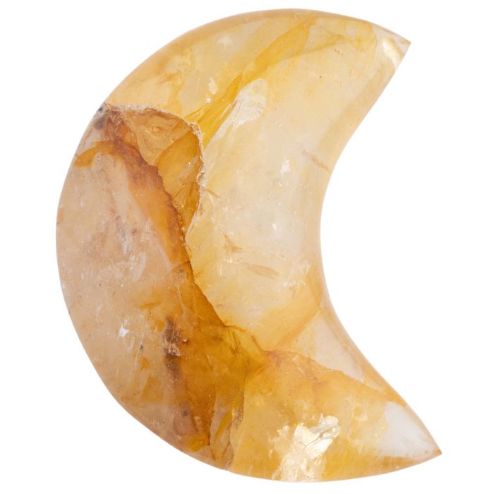 Golden Healer Quartz Half Moon 50mm, Madagascar (1pc) NETT