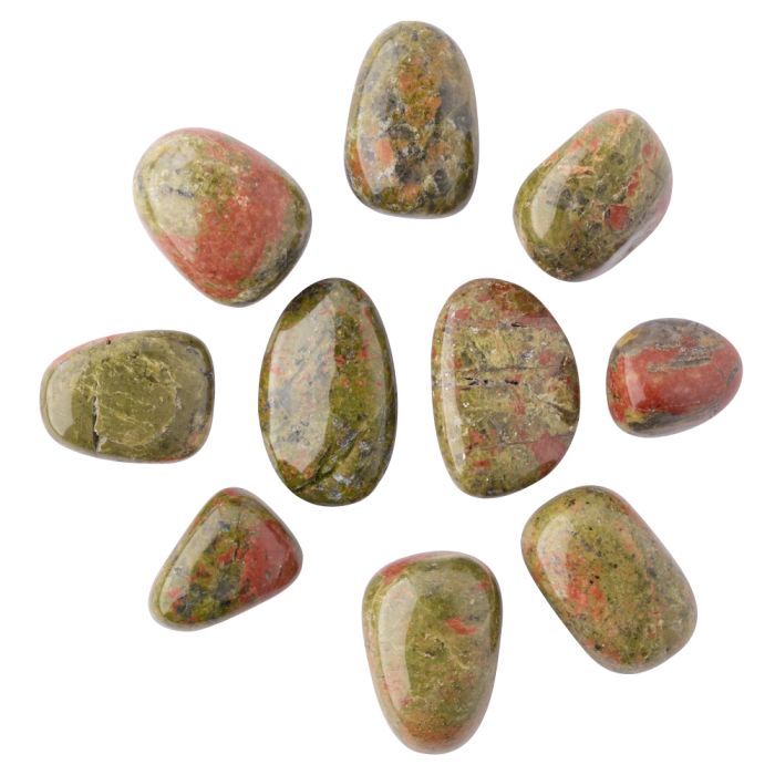 Unakite Tumblestone Starter Pack Refill (10pc) NETT