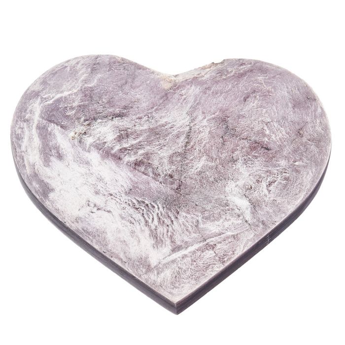 Lepidolite Heart, Large, Mozambique (1pc) 