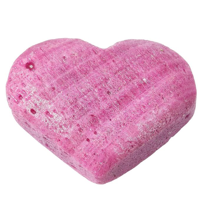 Synthetic Ruby Heart, Medium (1pc) NFD