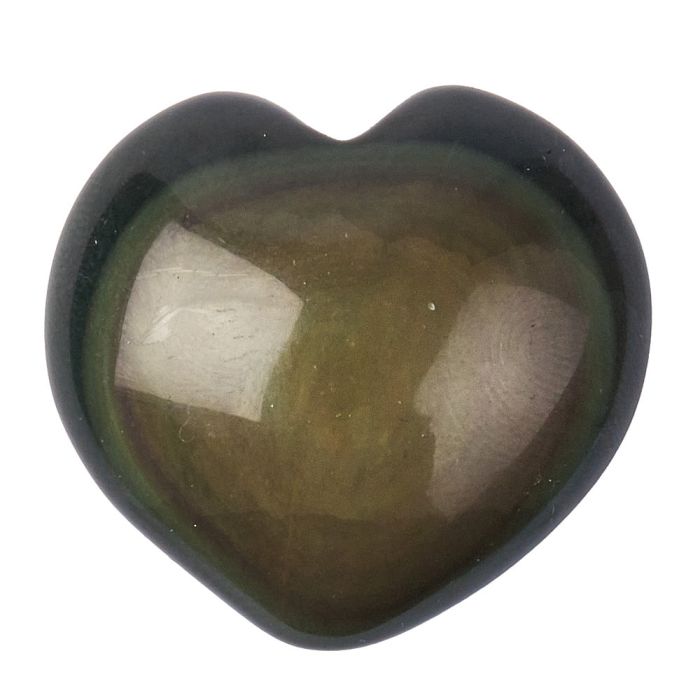 Rainbow Obsidian Heart (1pc) NFD