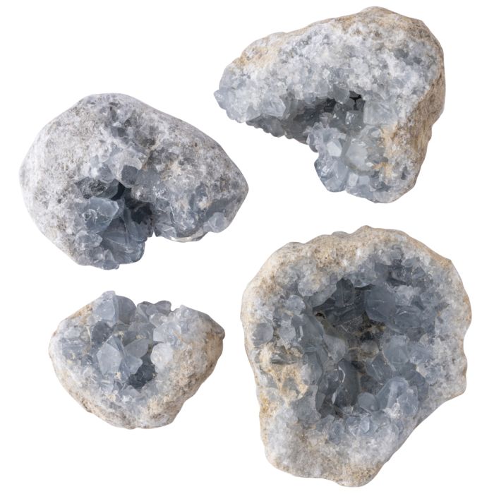 Celestite Clusters, Madagascar (Bulk Unsized, 1KG) NFD