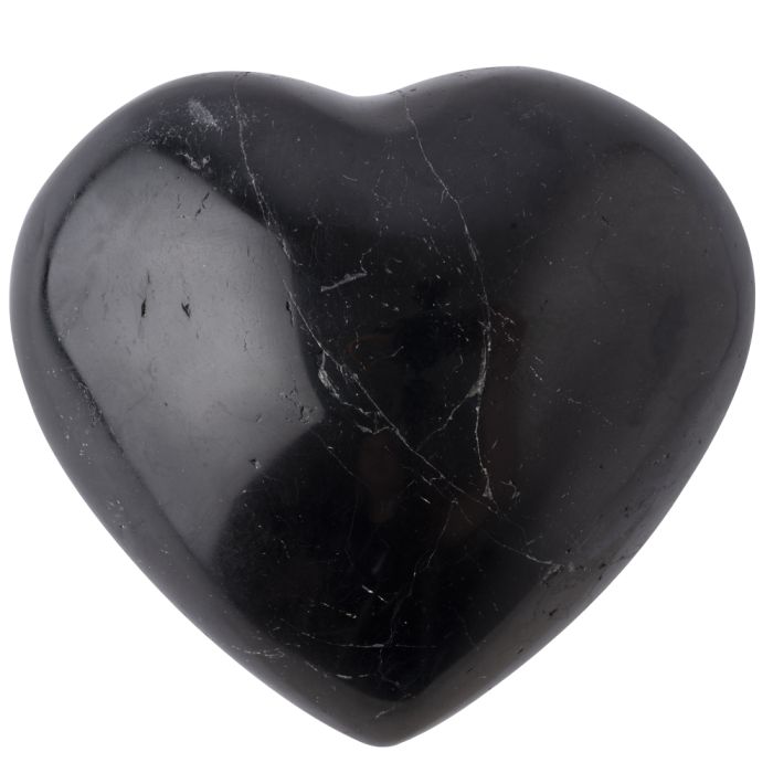Black Tourmaline Heart in Gift Box, Madagascar 7-9cm (1pc) NETT