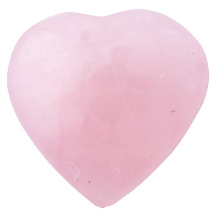 Rose Quartz Heart 20-30mm, Madagascar (1pc) NETT