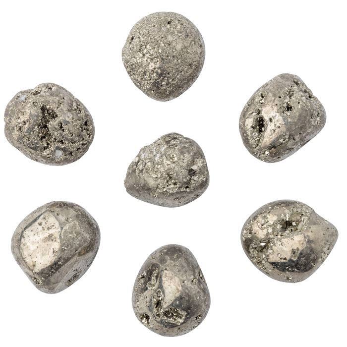 Pyrite Small Tumblestone 10-20mm, Peru (100g) NETT