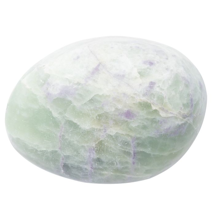 Fluorite and Serpentine Large Tumblestone 30-35mm, Bolivia (1pc) 