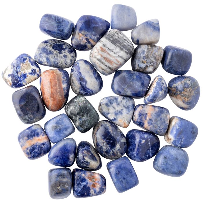 Sodalite Small Tumblestone 10-20mm, China (250g) NETT