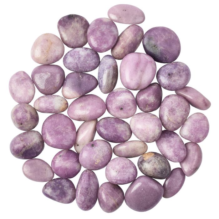 Lepidolite Medium Tumblestones, 30-40mm , Zimbabwe (1kg) 