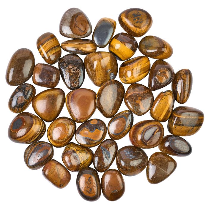 Tiger Eye Large Tumblestones 30-40mm, South Africa, (1kg)