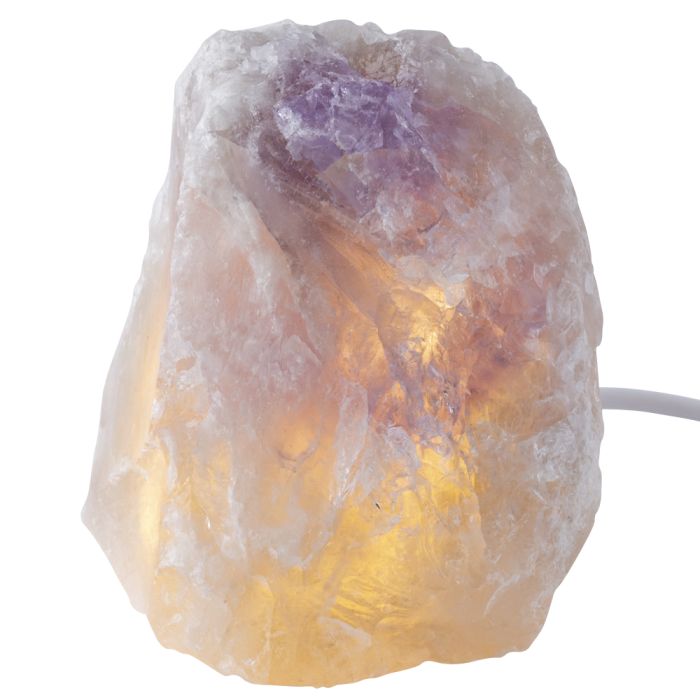 Mini Amethyst Rough Lamp with Disk LED USB Fitting (1pc) NETT