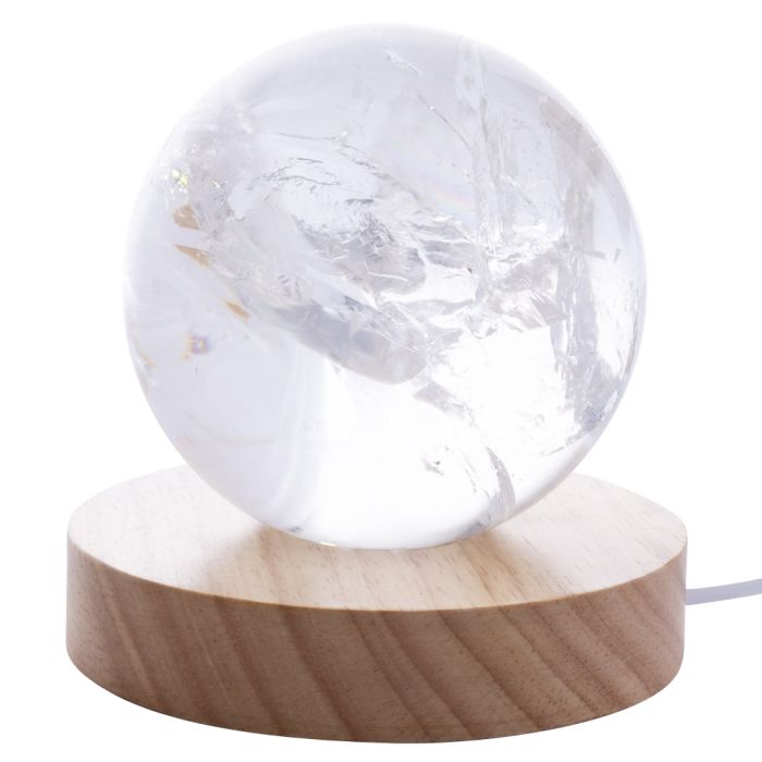 Polished Rock Crystal 83mm AAA Grade Sphere, Brazil (0.827kg) SPECIAL
