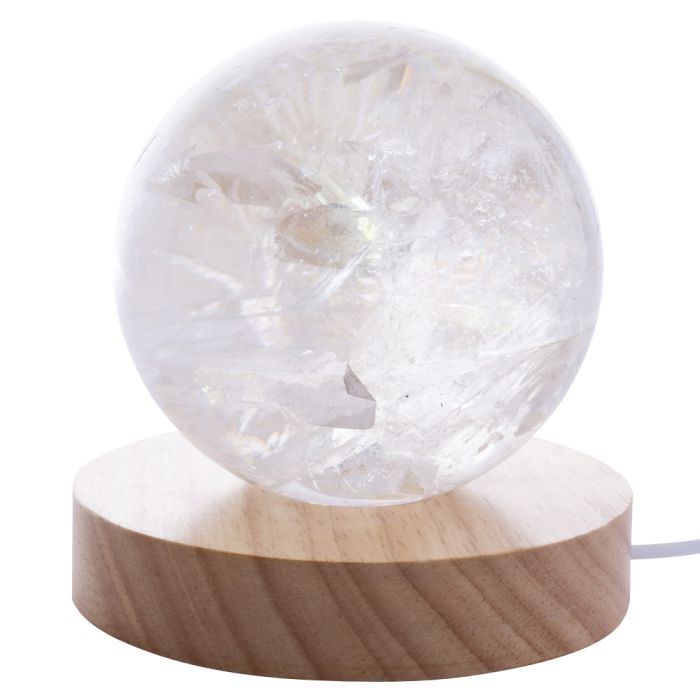 Polished Rock Crystal 86mm AAA Grade Sphere, Brazil (0.896kg) SPECIAL